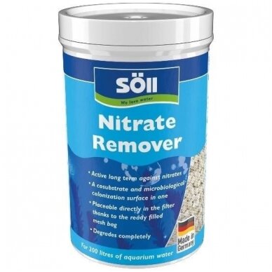 Aquarium filter filler, nitrate remover, beneficial bacterial medium, ready to use, bag bag