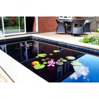 Black color decorative pond dye Dyofix Pond Black against algae and pond weeds, 1кg - 30м3 pond 1