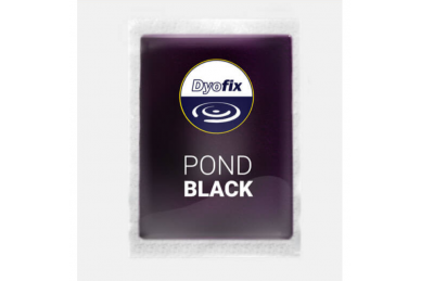 Czarny dekoracyjny barwnik Dyofix Pond Black do oczek wodnych przeciw glonom i chwastom wodnym, 100g