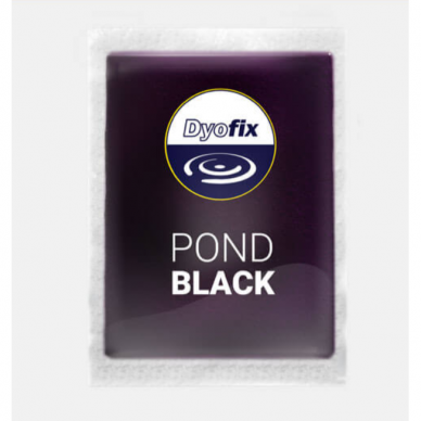 Black color decorative pond dye Dyofix Pond Black against algae and pond weeds, 1кg - 30м3 pond